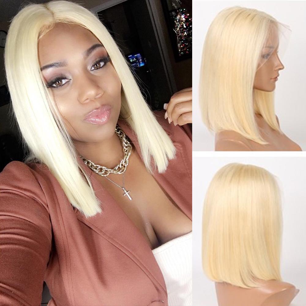 Straight Virgin Brazilian lace wig