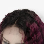 Ombre Pre-plucked Water Wavy Lace wig