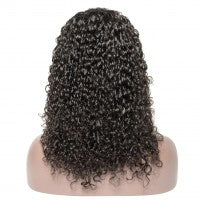 Pre-Plucked Deep Part Italy Curly Lace wig