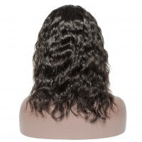 Pre-Plucked Front Lace Wig Natural Wavy