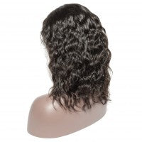 Pre-Plucked Front Lace Wig Natural Wavy