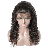 Undetectable Transparent Frontal Lace Wig Water Wavy