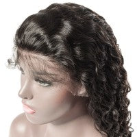 Undetectable Transparent Frontal Lace Wig Water Wavy