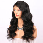 Pre plucked Body Wave Lace Front Wig Virgin Brazilian Hair