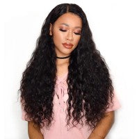 Lace Frontal Wig Water Wavy Virgin Brazilian Hair