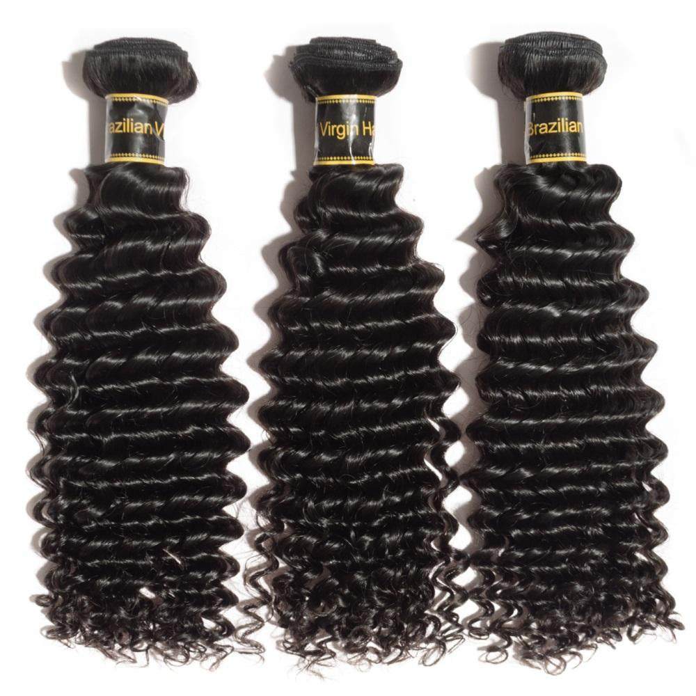 Deep Curly Bundle Virgin Brazilian Hair