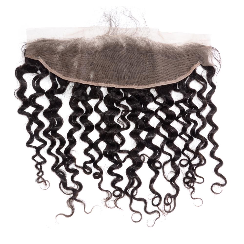 Frontal Water Wavy Virgin Brazilian