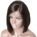 Straight Side part lace wig