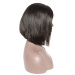 Straight Side part lace wig