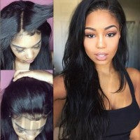 Full Lace Wig Straight Virgin Brazilian Hair