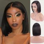 Undetectable Transparent Straight Lace Front Wig