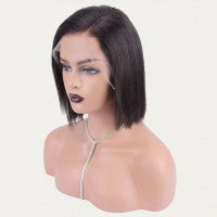 Undetectable Transparent Straight Lace Front Wig