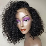 Deep Curl bob lace wig