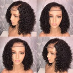 Deep Curl Bob Virgin Brazilian Wig