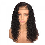 Water Wave Virgin Brazilian lace front wig