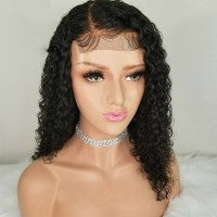 Pre-Plucked Lace Front Water Wave Bob Wig