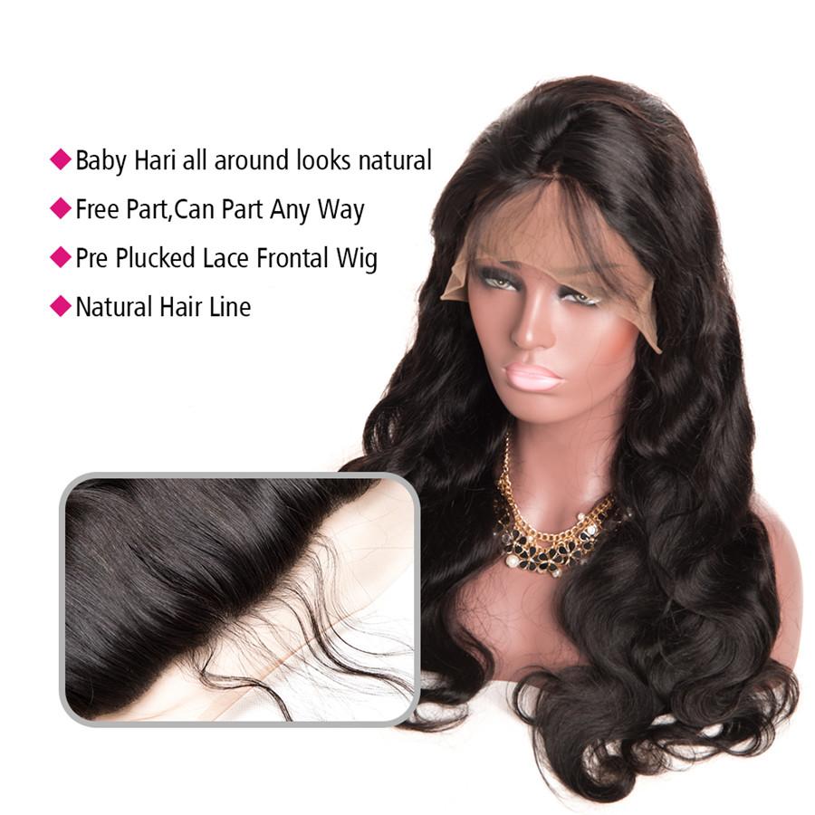 Pre plucked Body Wave Full lace wig