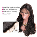 Pre plucked Body Wave Full lace wig