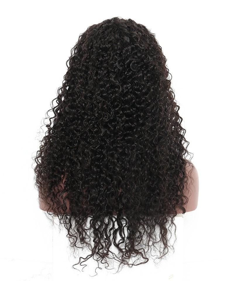 Deep Curly Full lace wig Virgin Brazilian Hair