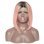 Straight Virgin Brazilian Lace front wig