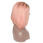 Straight Virgin Brazilian Lace front wig