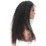 Deep Curly Full lace wig Virgin Brazilian Hair