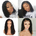 Pre-Plucked Lace Front Water Wave Bob Wig